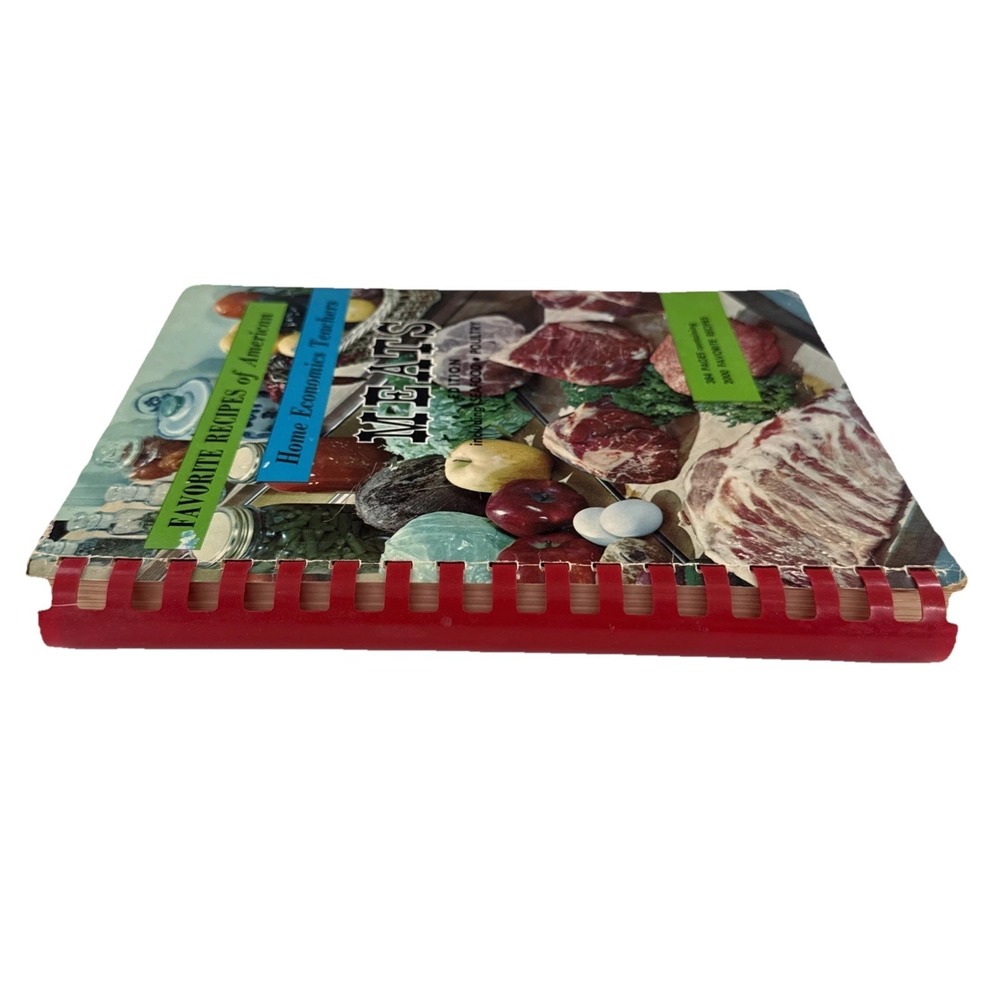 Favorite Recipes of American Home Economics Teachers Meats Spiral Cookbook 1962 - Picture 3 of 5
